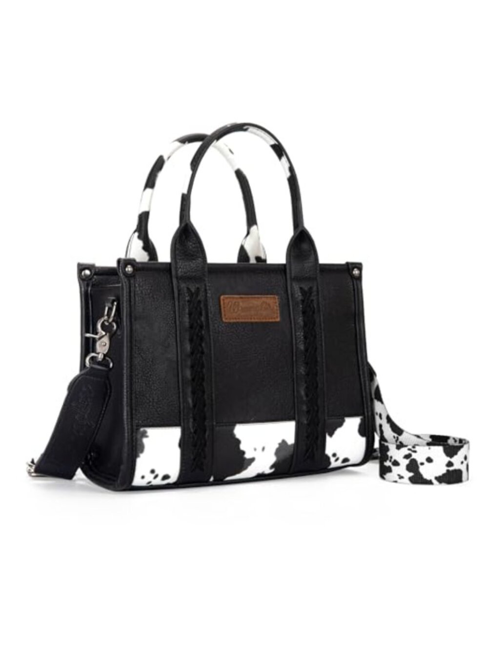 Wrangler Vegan Leather Tote Bag Top-Handle Crossbody Hobo Purse
